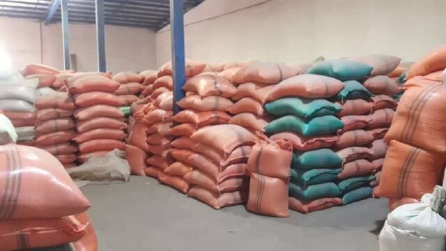 کشف ۵۹ تن برنج احتکار شده در ” زاهدان “