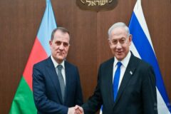 دیدار نتانیاهو با وزیر امور خارجه جمهوری آذربایجان