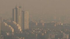 آلودگی هوای تهران در وضعیت قرمز