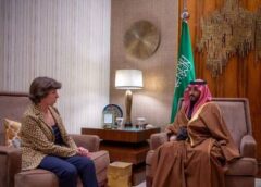 وزیر خارجه فرانسه با ولیعهد عربستان دیدار کرد